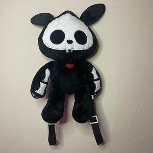skeleanimals bunny plush backpack
